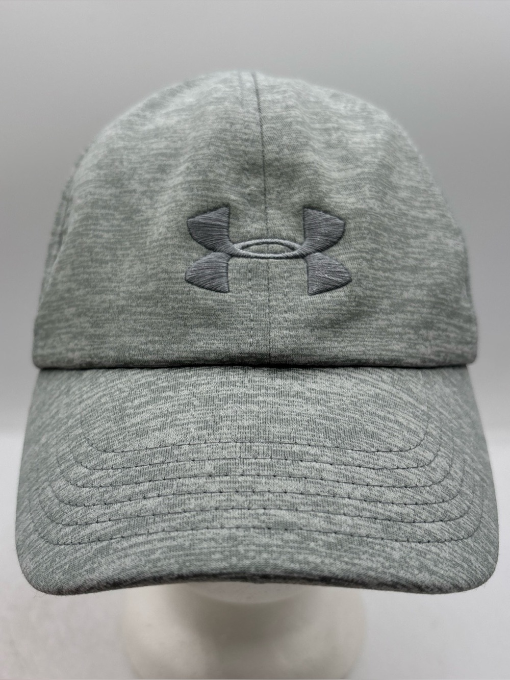 Under Armour UA Free Fit Play Up Women Heathered Grey Running Strapback Hat OSFM